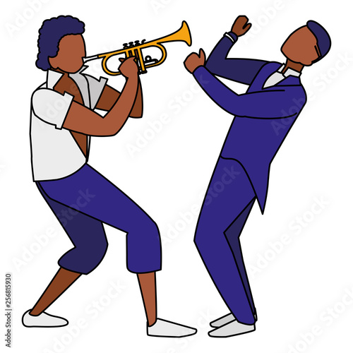 couple of musicians characters