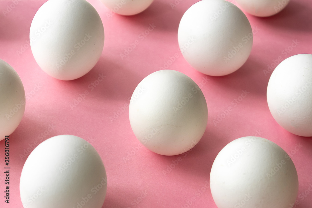 white balls on a pink background, background layout white balls on a pink background, background layout