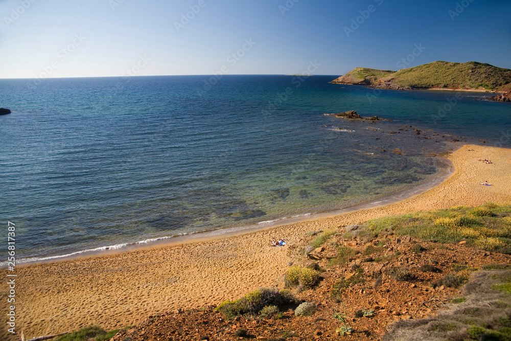 Beach in mediterranean island