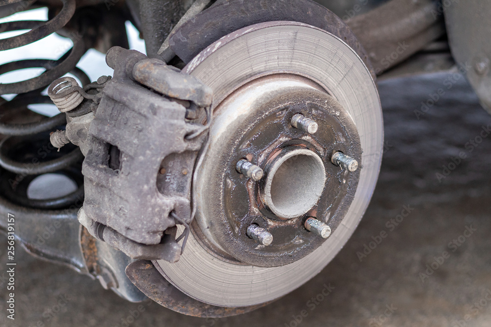 Automobile tyre or tire repair installiation process 