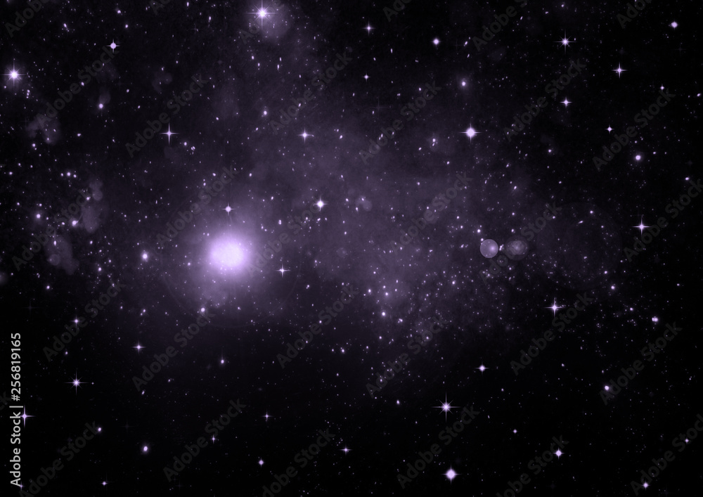 Fototapeta premium galaxy in a free space