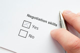 Negotiation skills. Check list for a candidate for the post of manager