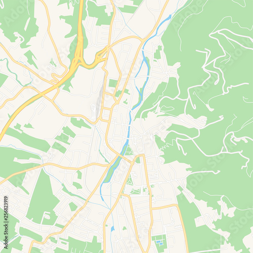 Wolfsberg  Austria printable map