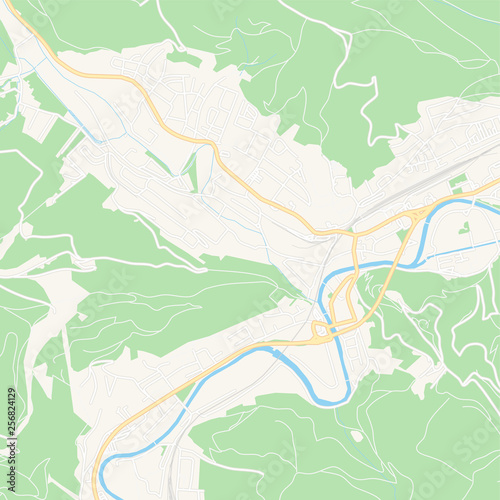 Kapfenberg, Austria printable map