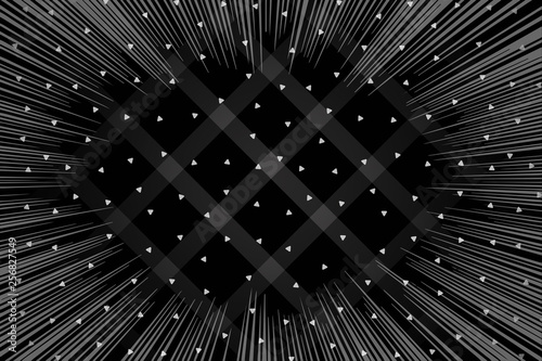 Fototapeta Naklejka Na Ścianę i Meble -  abstract, pattern, design, blue, fractal, wave, technology, texture, wallpaper, black, light, dark, space, line, grid, lines, backdrop, illustration, digital, motion, concept, web, geometry, graphic