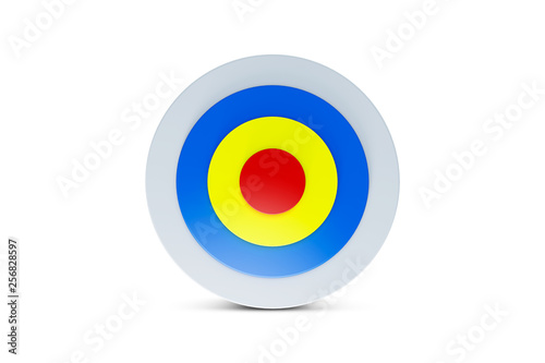Free Download Archery Target Board Symbol on White - GFXLoad