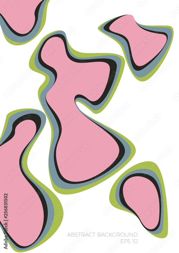 Abstract shapes background. Vector illustration. Abstract shapes background. Vector illustration.
