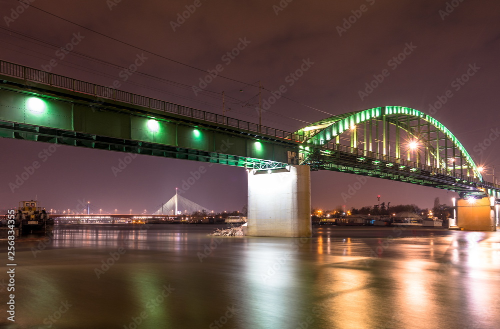 Fototapeta premium bridge at night