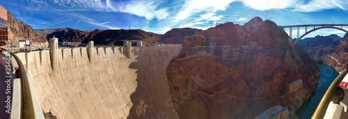 Panorama at the Hoover Dam Visitor center