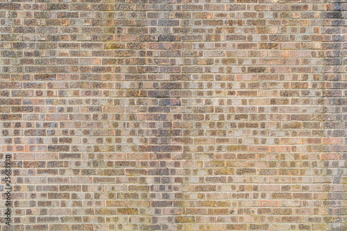 Canvas Print a typical red brick wall of an English building