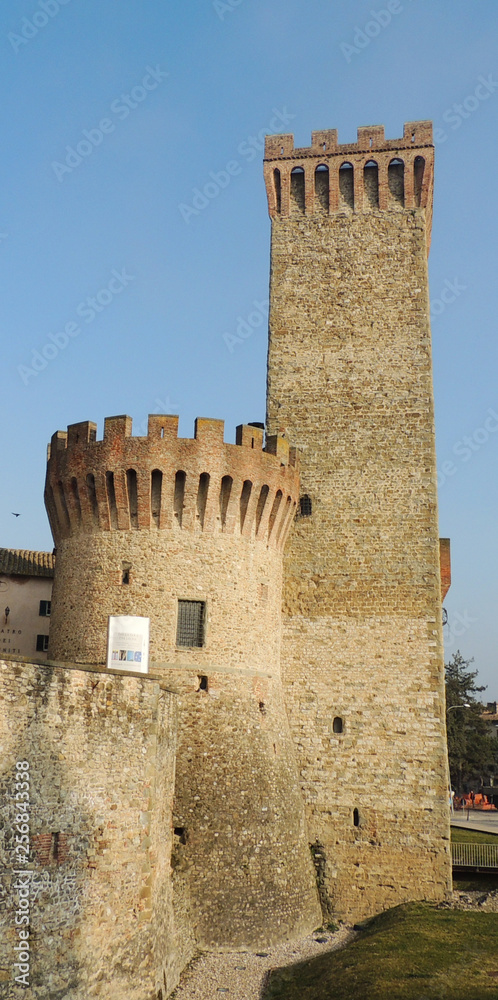 The Rocca, fortress of Umbertide, Umbria, Italy.
