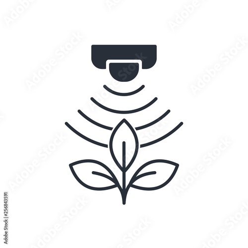 Agrotechnology. Vector icon.