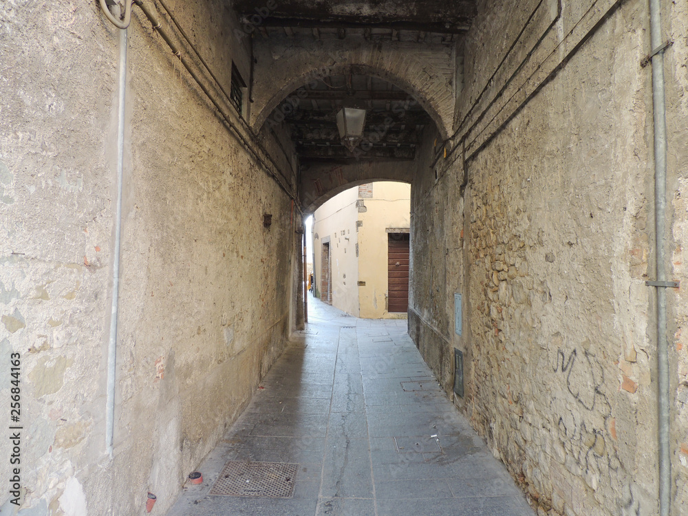 Fototapeta Alley of Umbertide, Umbria, Italy.