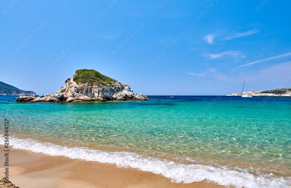 Beautiful beach landscape, Sithonia, Greece Beautiful beach landscape, Sithonia, Greece