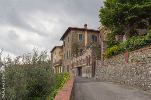 Typical street of Montecatini Alto, Tuscany, Italy. © daisy_y