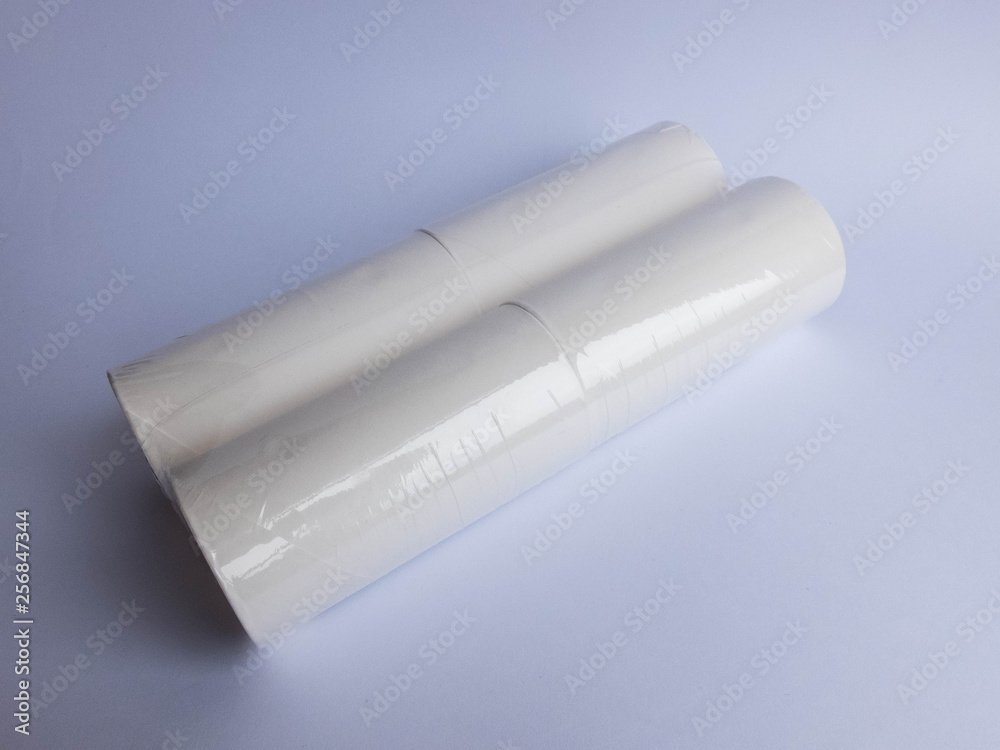 Pack of four clothes cleaning adhesive paper rolls Pack of four clothes cleaning adhesive paper rolls