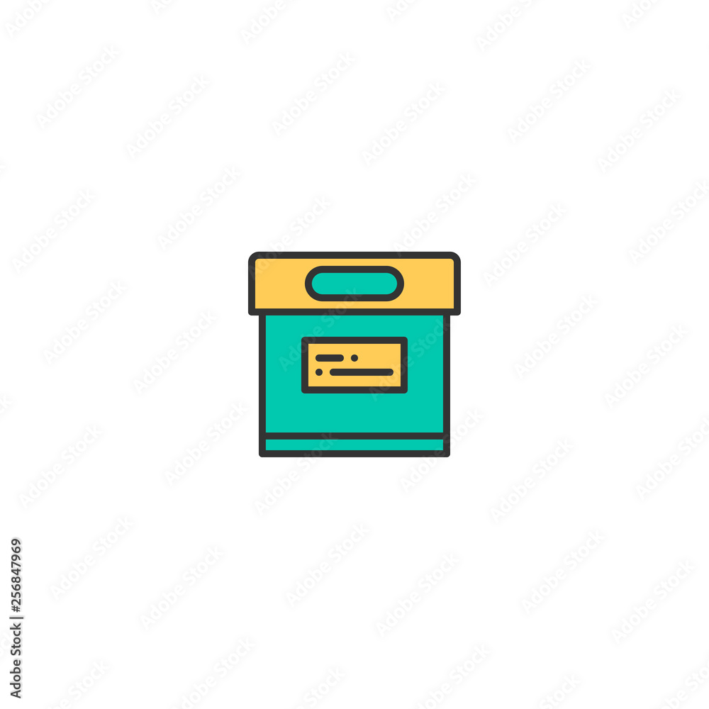 Archive icon design. Essential icon vector design Archive icon design. Essential icon vector design
