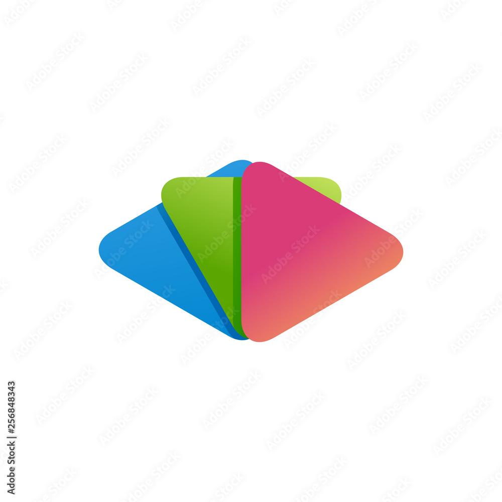 Obraz premium media logo