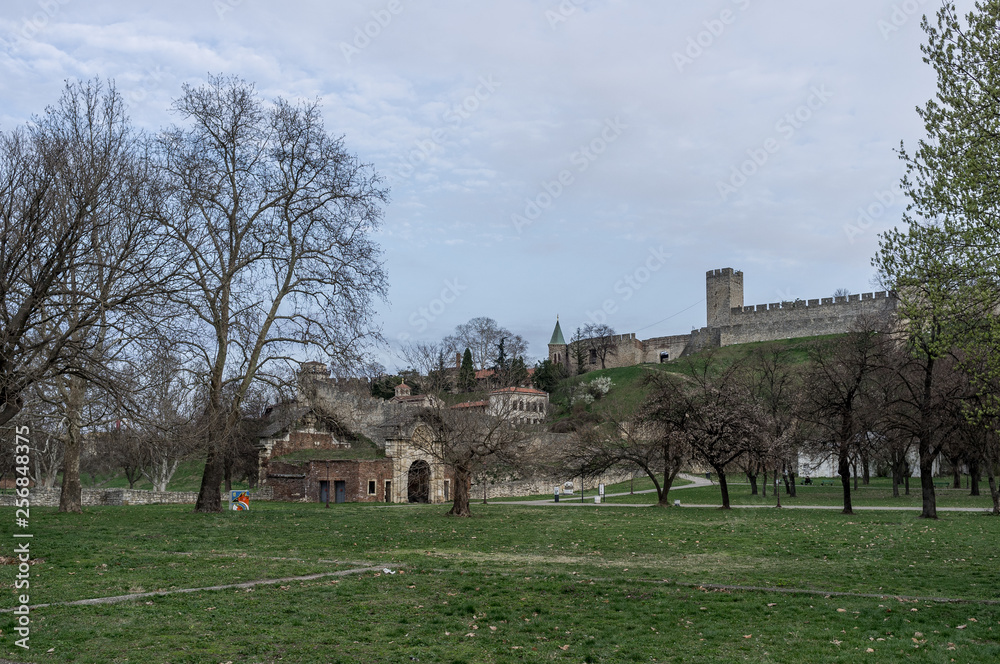 fortress and park in belgrade