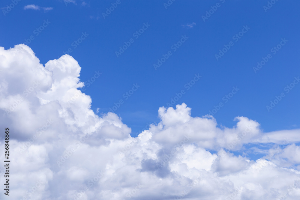 Blue sky background with white clouds, rain clouds on sunny summer or spring day. Blue sky background with white clouds, rain clouds on sunny summer or spring day.