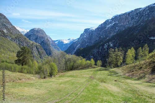 북유럽 노르웨이의 자연풍경