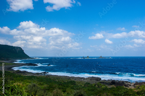 tropical island in the sea