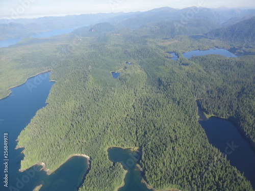 Ariel View of Misty Fjords in Ketchikan Alaska Tongass National Forest