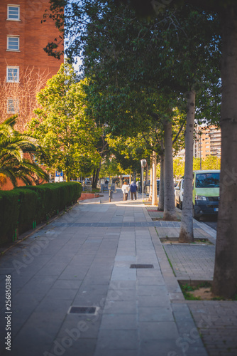 Barcelona, Spain, 2019. City street
