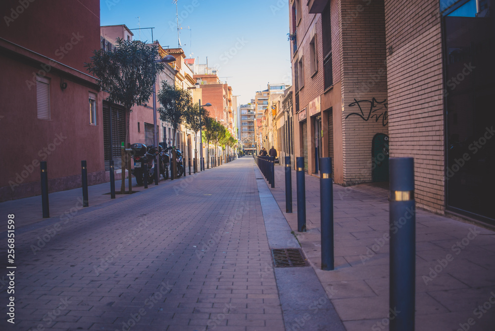 Barcelona, Spain, 2019. City street