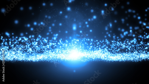 Abstract Particles Background/ Illustration of an abstract background with beautiful glowing particles