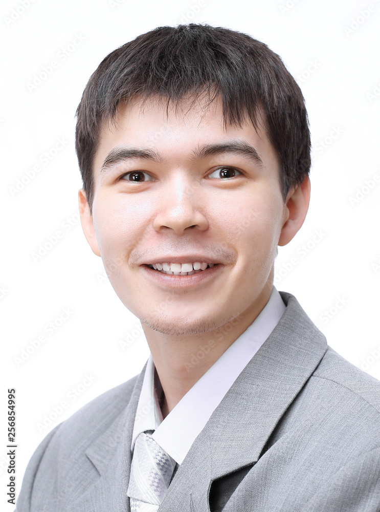 closeup.the face of the modern young man closeup.the face of the modern young man