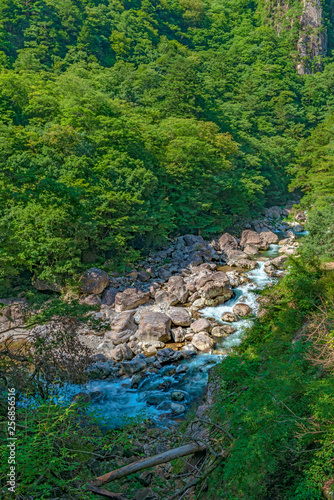 特別名勝 三段峡の渓流