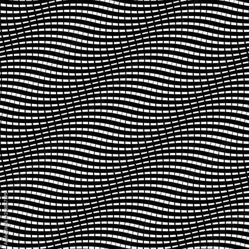 Fototapeta Naklejka Na Ścianę i Meble -  Lizard skin pattern. Seamless snakeskin print. Wavy optical illusion background.