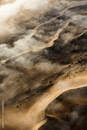 Fog over the sand dunes of Sossusvlei, Namibia. © 2630ben