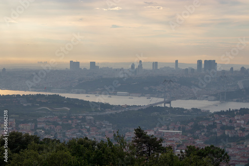 Istanbul Landscape from Camlica Hillside