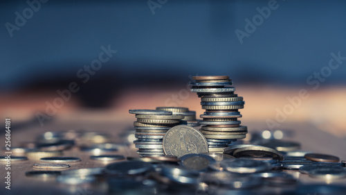 Growth money of profitability of professional investment planning, Business and finance concept.