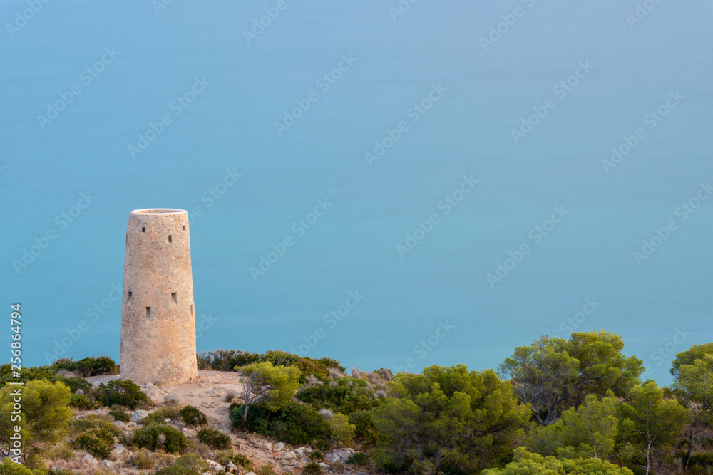 Torre de la Corda junto al mar Mediterráneo. Oropesa. Castellón. Comunidad Valenciana. España Torre de la Corda junto al mar Mediterráneo. Oropesa. Castellón. Comunidad Valenciana. España