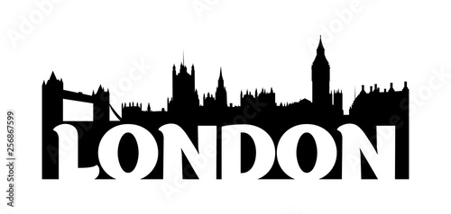 London skyline illustration