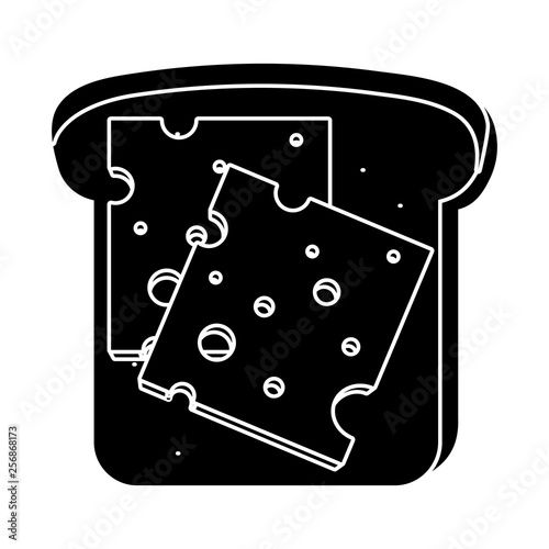 delicious tasty breakfast cartoon