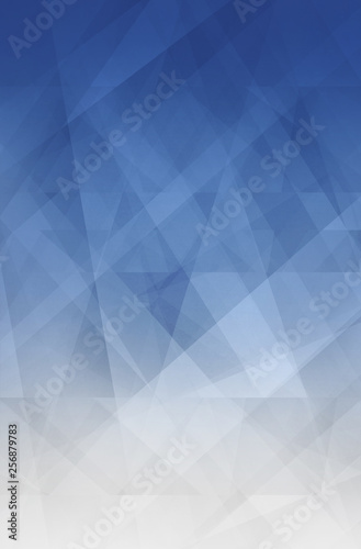 abstract blue and white background with modern geometric pattern design with glass texture