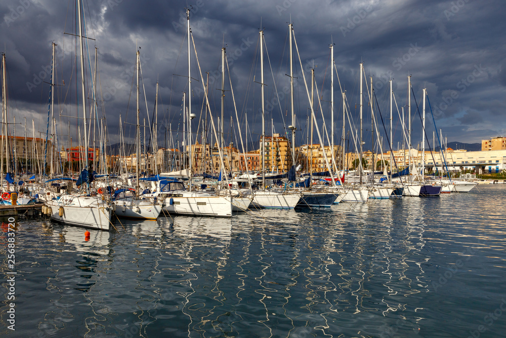 Palermo. City Harbor.