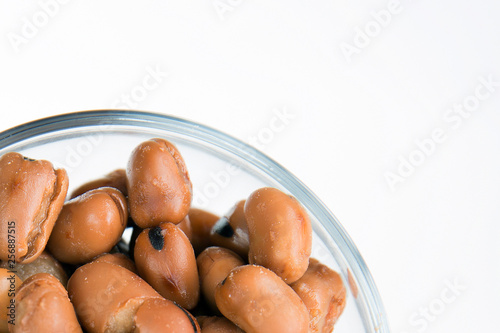 Fotografie fava beans isolated close up