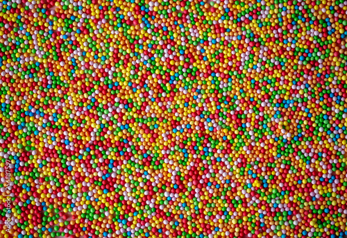 Hundreds and thousands candy colored background