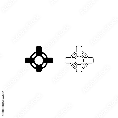 Tube icon. Sea sos sign