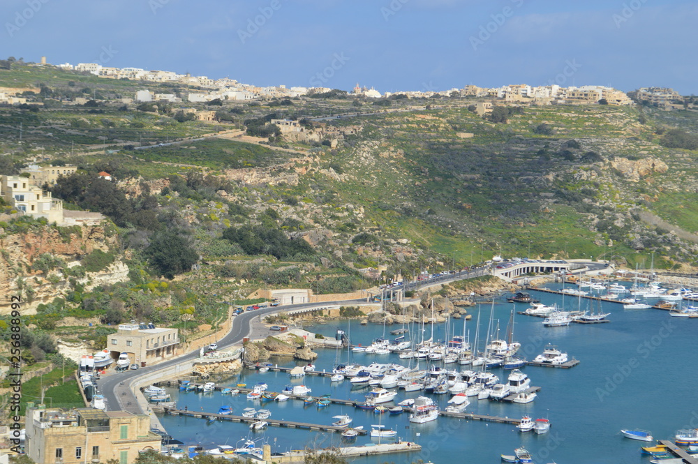 view of gozo island