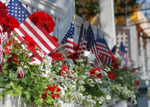 American Flags in Cape May