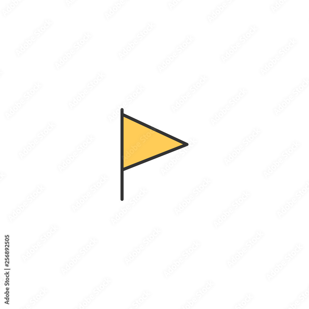 Flag icon design. Essential icon vector design Flag icon design. Essential icon vector design