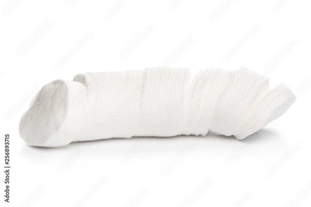 Cotton swabs isolated on a white background Cotton swabs isolated on a white background
