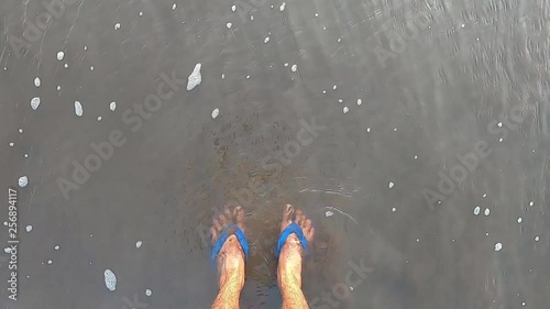 Beautiful capture of the tides coming in. photo