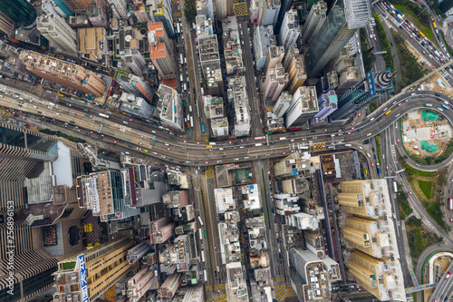 Hong Kong city from top